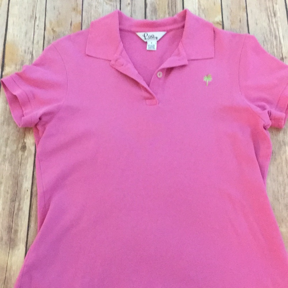 Lilly Pulitzer S  Small Pink Polo Top